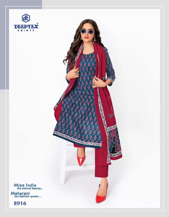 Miss India Vol 89 By Deeptex Cotton Printed Dress Material Suppliers In India